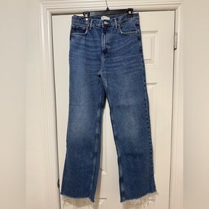 Zara Blue Women's straight leg blue jeans sz 8